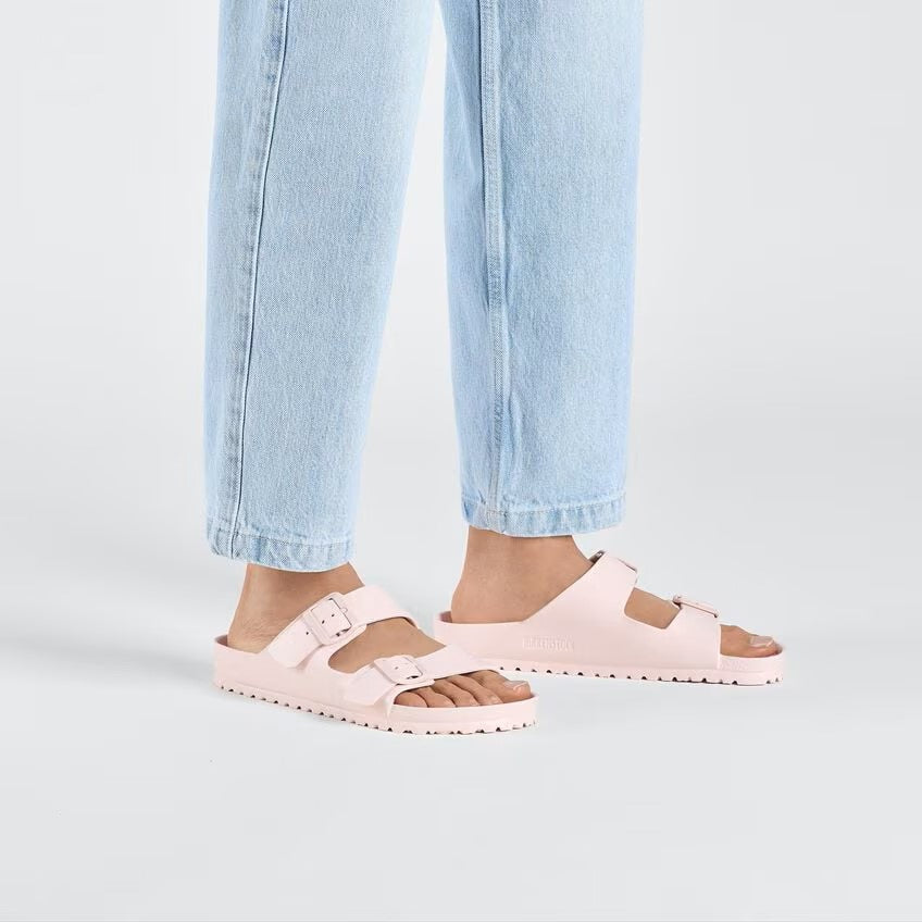 Birkenstock Arizona EVA Sandals Rose Reptile Narrow Fit