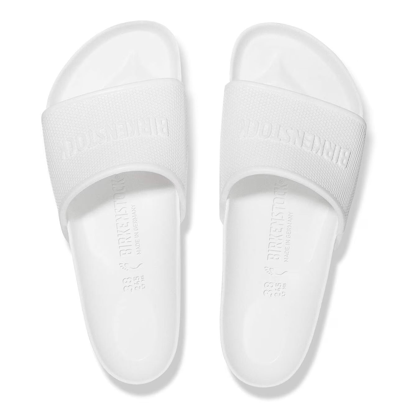 Birkenstock Barbados EVA Slide On Sandals White Regular Fit