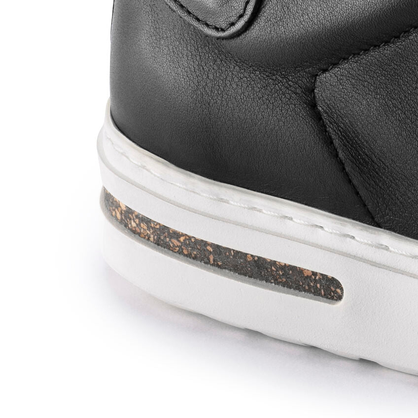 Birkenstock Bend Low Natural Leather Trainer Style Black Regular Fit