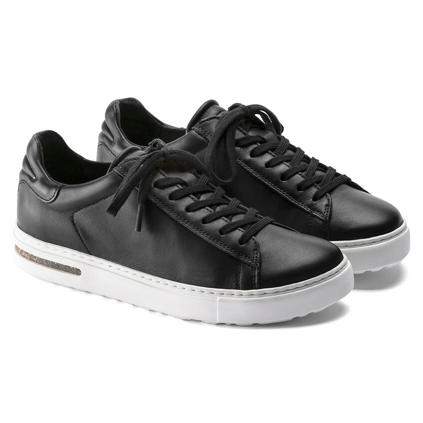 Birkenstock Bend Low Natural Leather Trainer Style Black Regular Fit