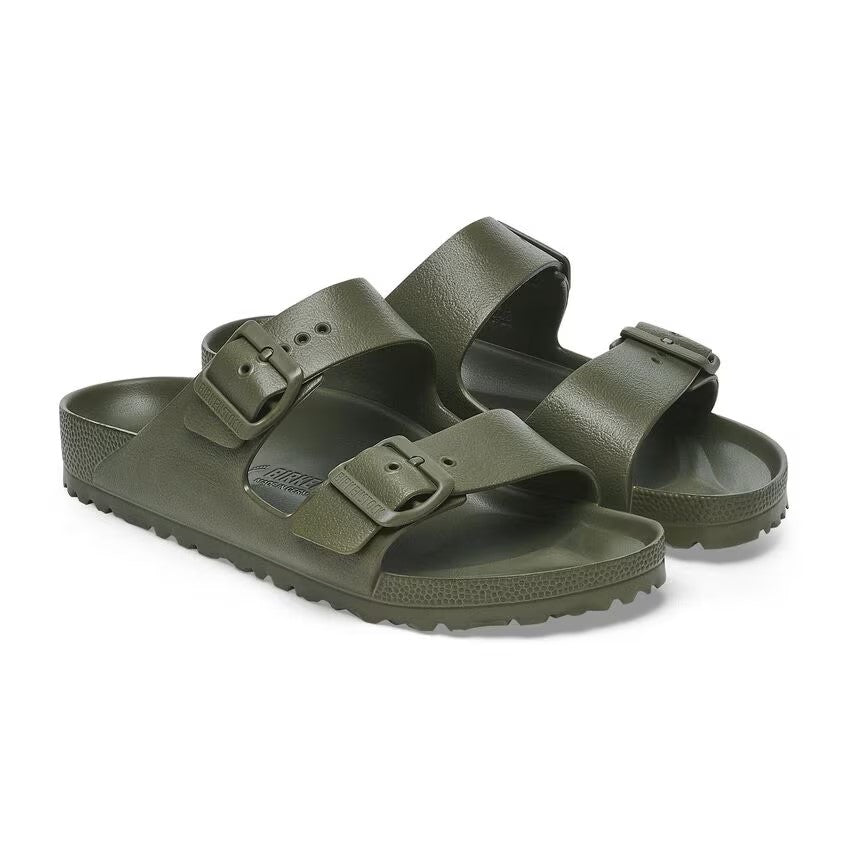 Birkenstock Arizona EVA Sandals Khaki Green Narrow Fit