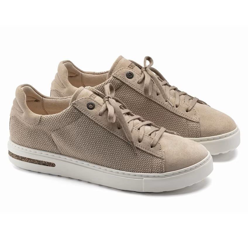 Birkenstock Bend Natural Leather Trainers Narrow Sandcastle