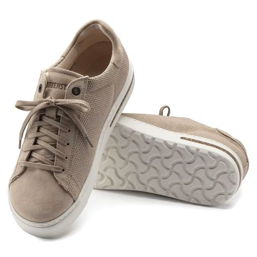 Birkenstock Bend Natural Leather Trainers Narrow Sandcastle