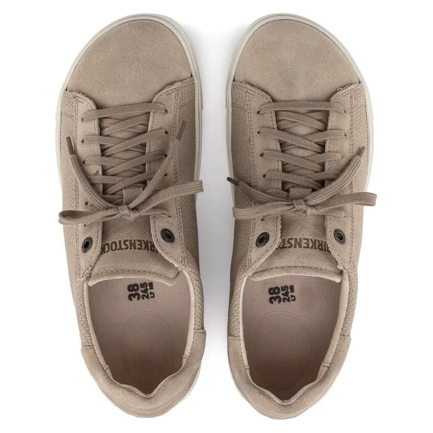 Birkenstock Bend Natural Leather Trainers Narrow Sandcastle