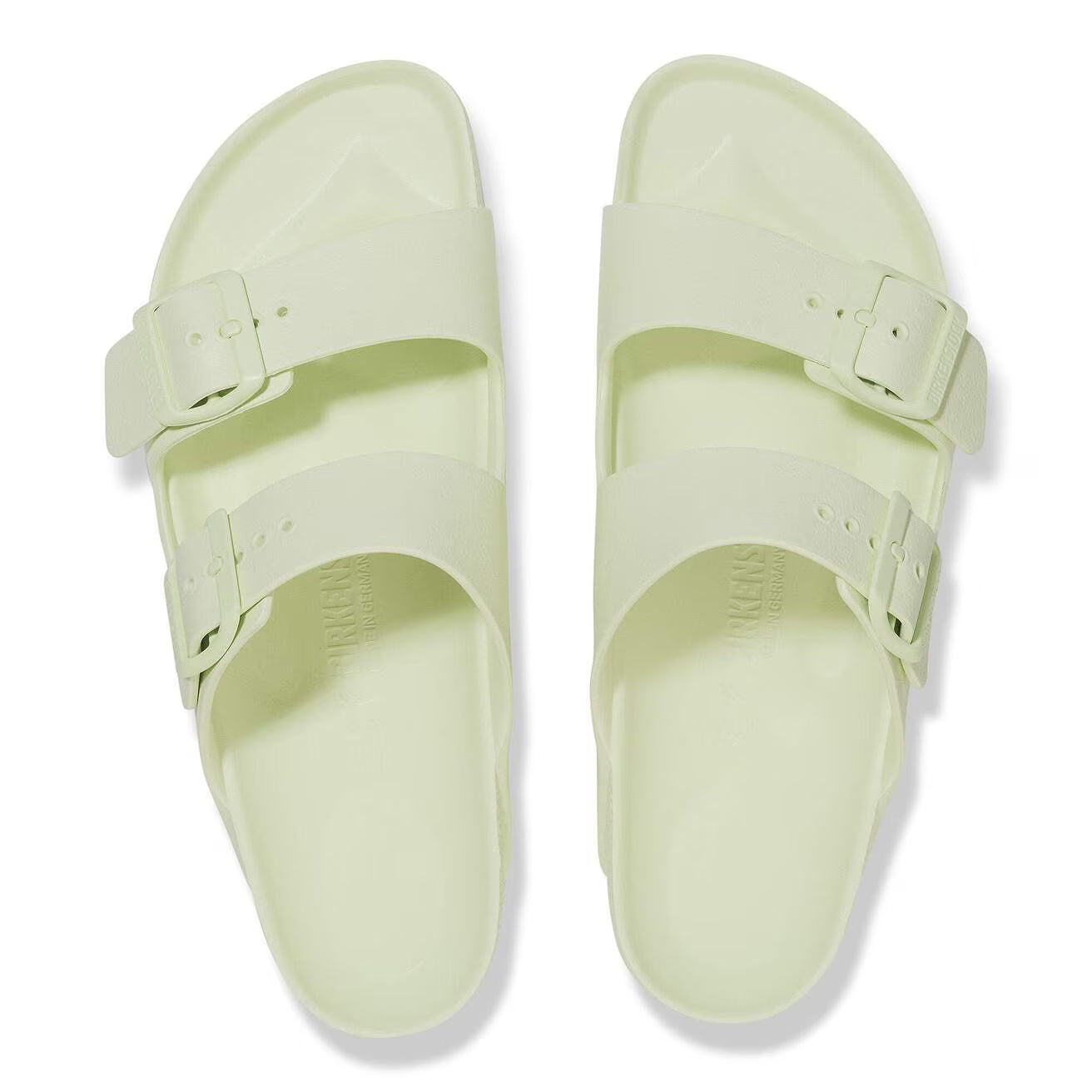 Birkenstock Arizona EVA Sandals Faded Lime Green Narrow Fit