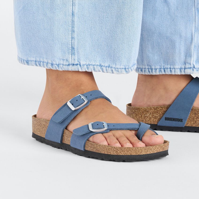 Birkenstock Mayari Soft Birki Vegan Sandals Elemental Blue Regular Fit
