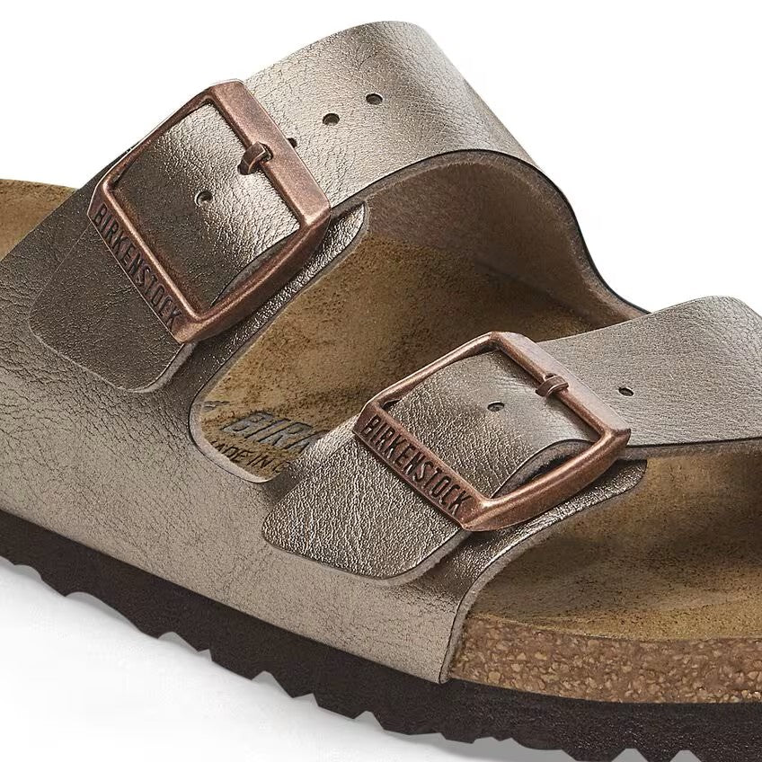 Birkenstock Arizona Two-Strap Birko-Flor Sandals Graceful Taupe Regular Fit
