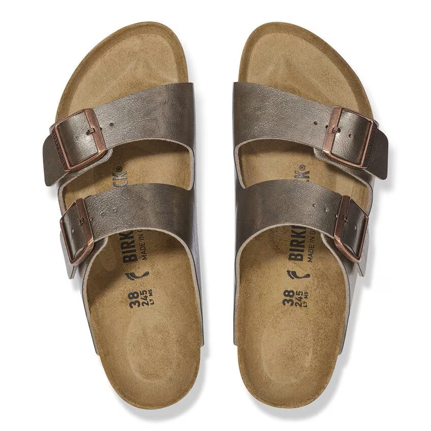 Birkenstock Arizona Two-Strap Birko-Flor Sandals Graceful Taupe Regular Fit