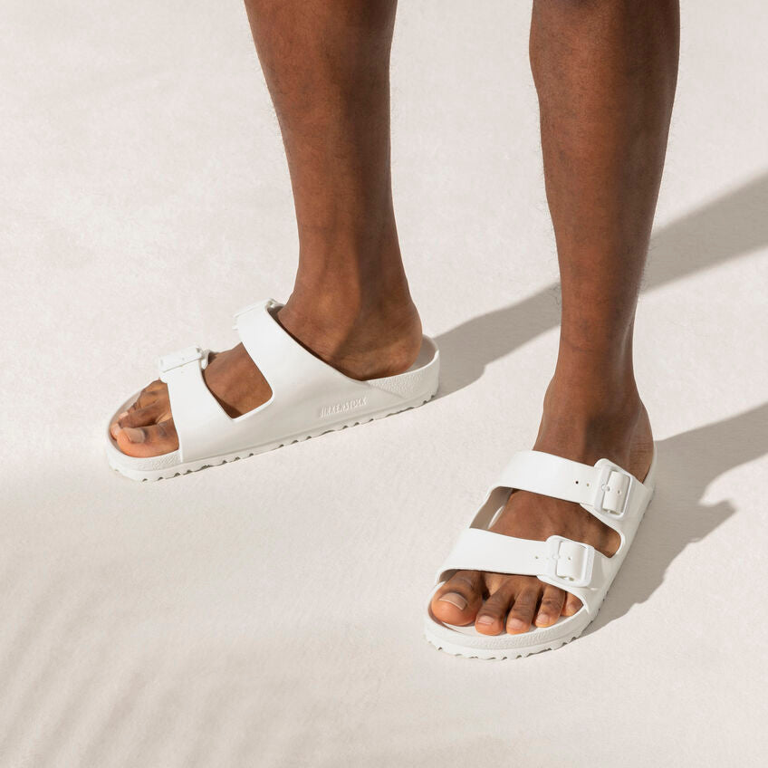 Birkenstock Arizona EVA Sandals White Narrow Fit