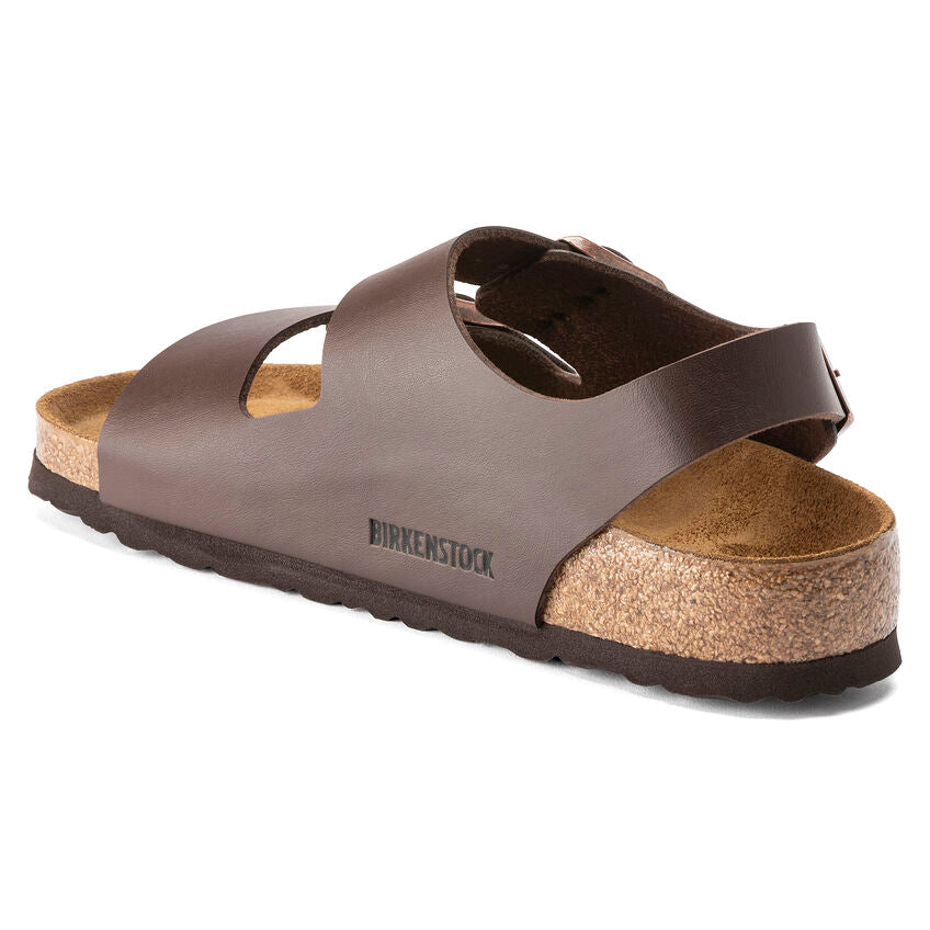 Birkenstock Milano Birko-Flor Sandals Dark Brown Narrow Fit