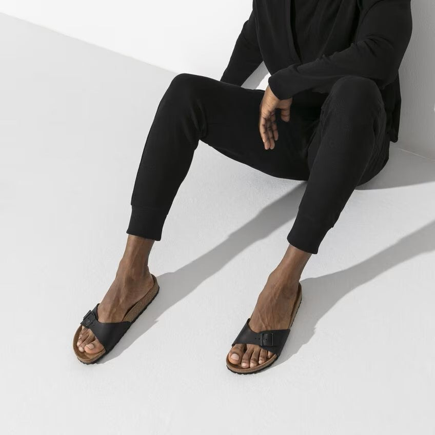 Birkenstock Madrid Birko-Flor Black Regular Fit