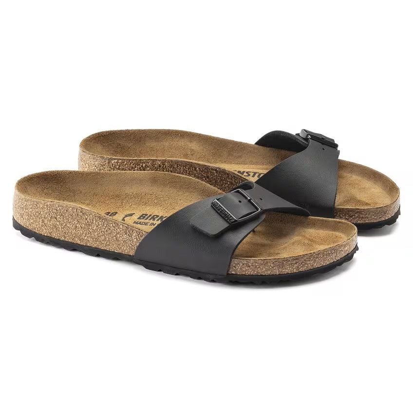 Birkenstock Madrid Birko-Flor Black Regular Fit