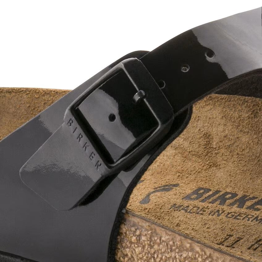 Birkenstock Gizeh Patent Sandals Black Regular Fit