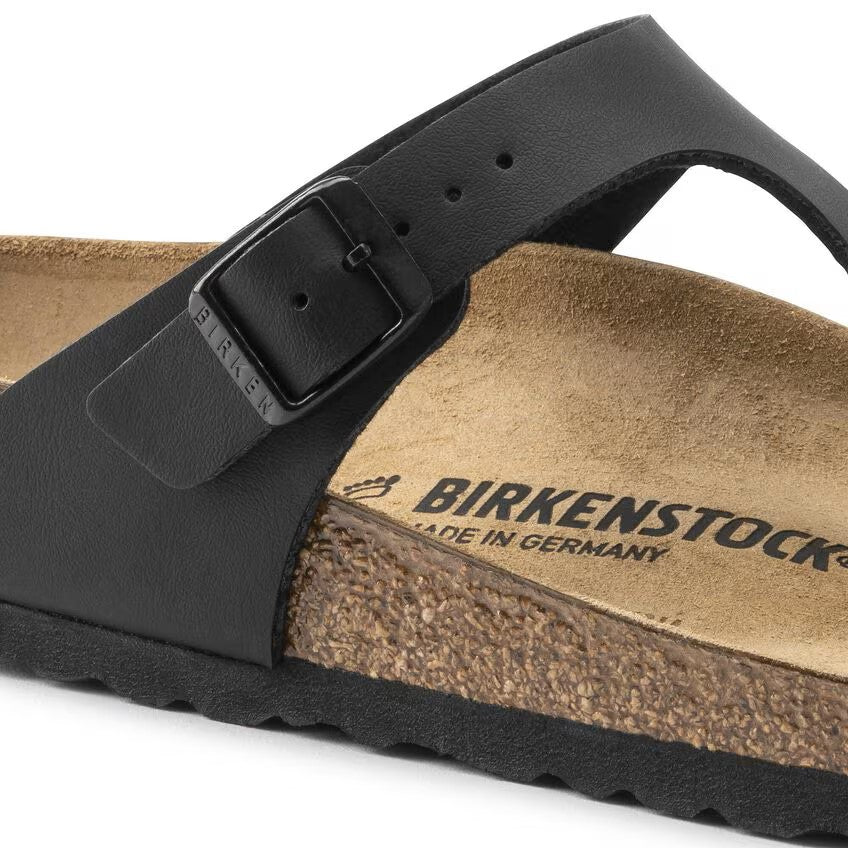 Birkenstock Gizeh Birko-Flor Sandals Black Regular Fit