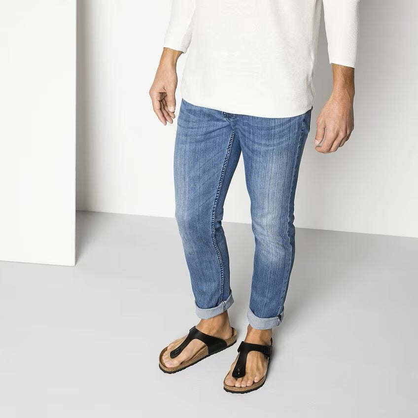 Birkenstock Gizeh Birko-Flor Sandals Black Regular Fit