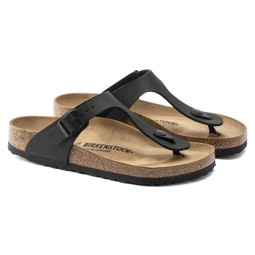 Birkenstock Gizeh Birko-Flor Sandals Black Regular Fit