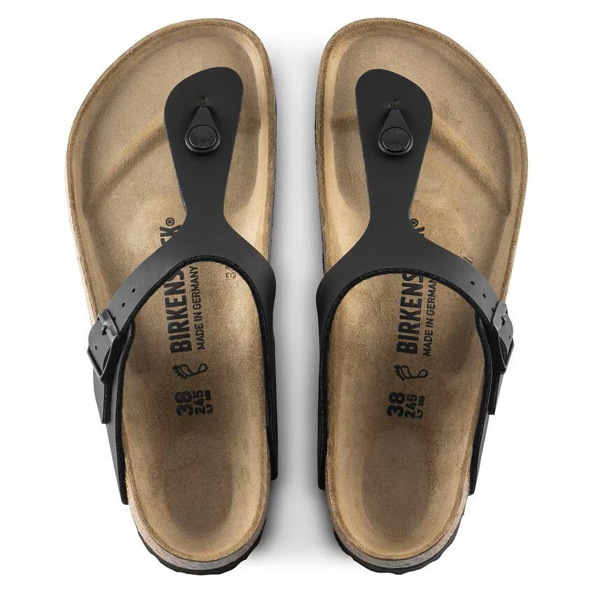 Birkenstock Gizeh Birko-Flor Sandals Black Regular Fit