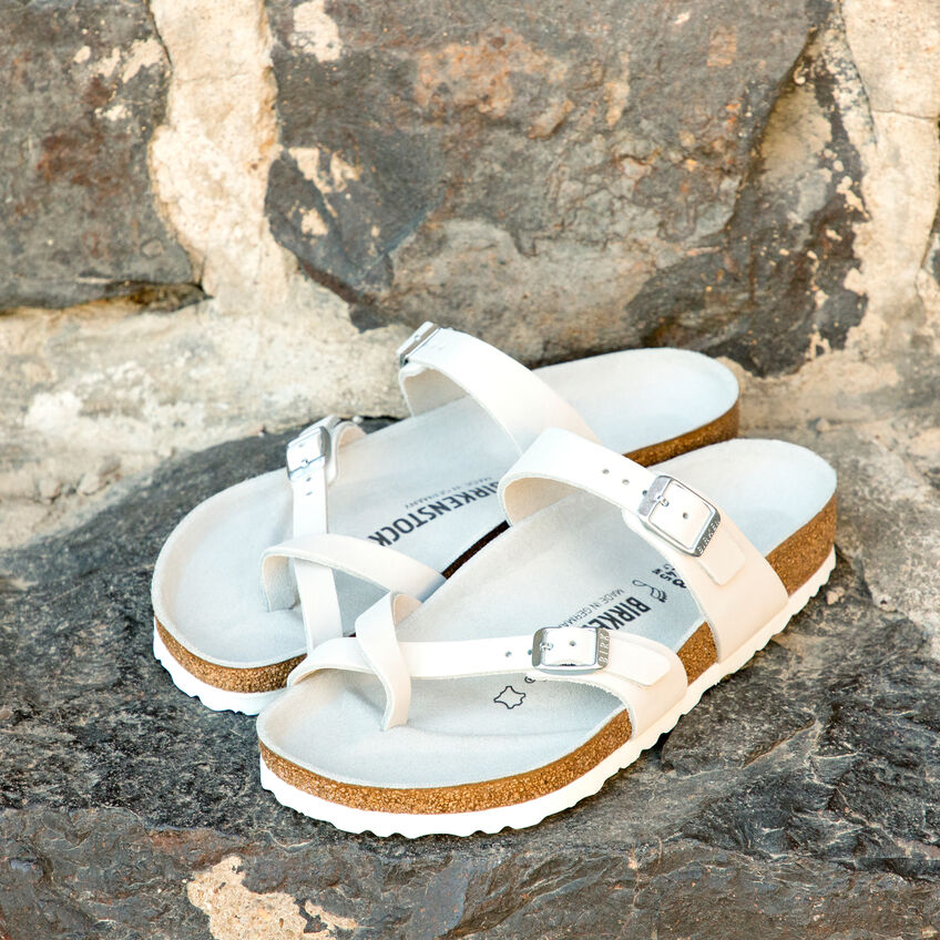 Birkenstock Mayari Birko-Flor Sandals White Regular Fit