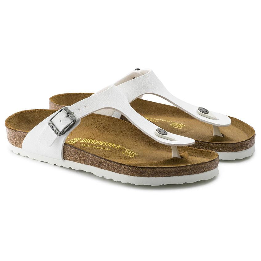 Birkenstock Gizeh Birko-Flor Sandals White Regular Fit