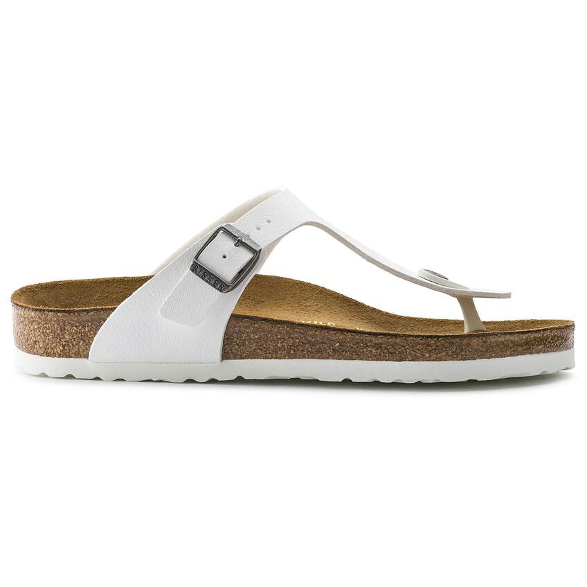 Birkenstock Gizeh Birko-Flor Sandals White Regular Fit