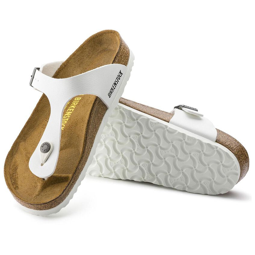 Birkenstock Gizeh Birko-Flor Sandals White Regular Fit