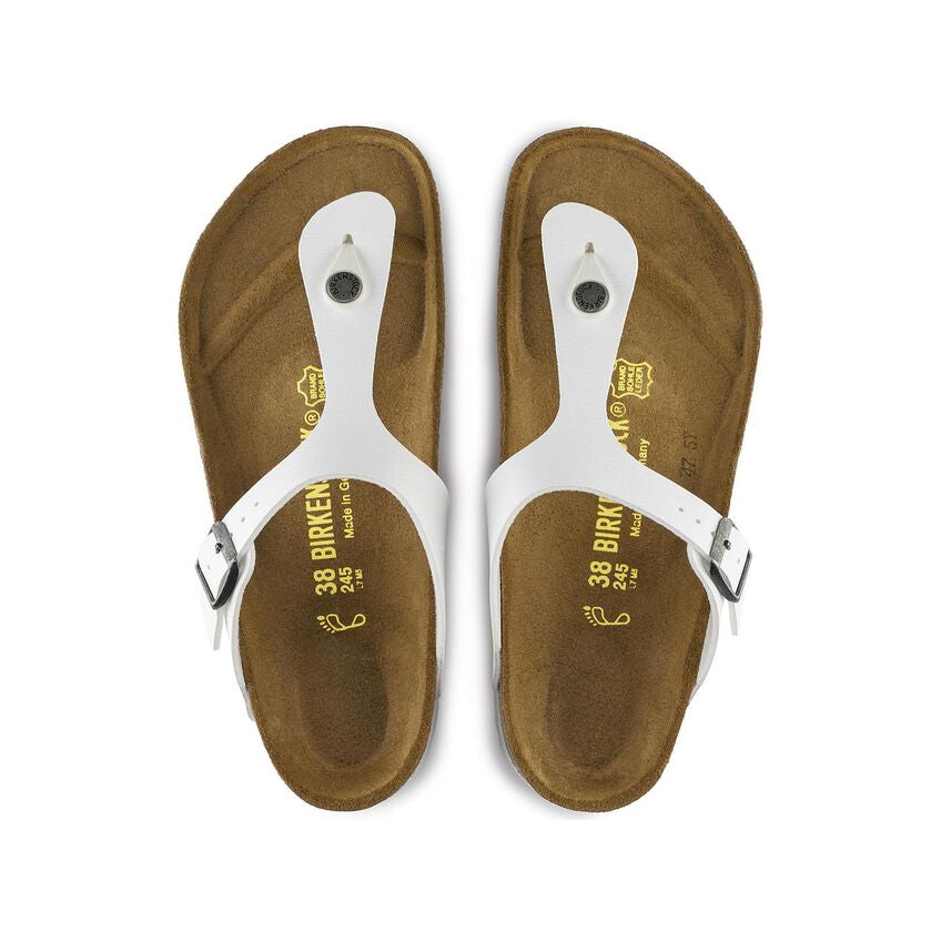 Birkenstock Gizeh Birko-Flor Sandals White Regular Fit