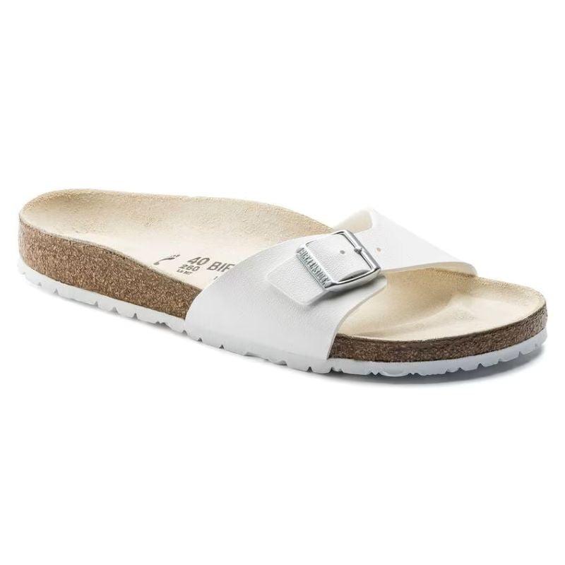 Birkenstock Madrid Birko-Flor White Narrow Fit