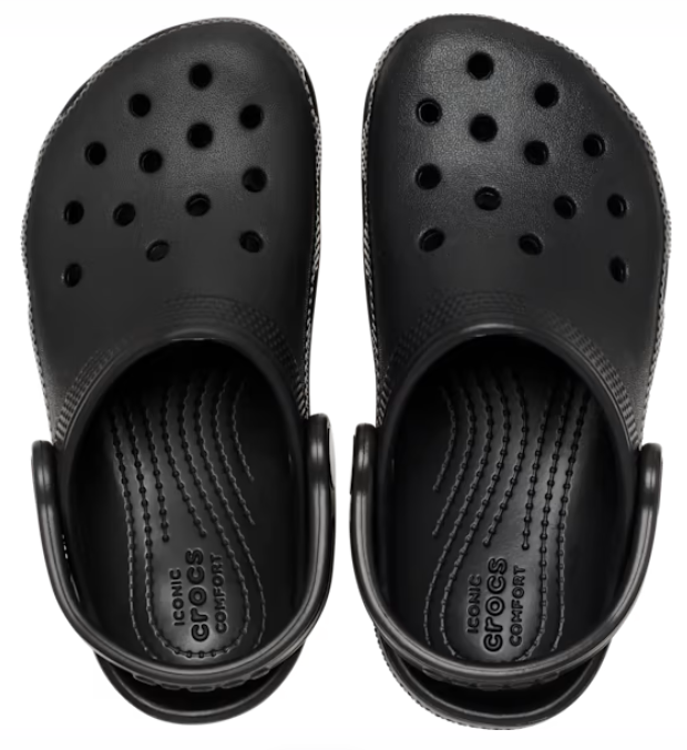 Kids Crocs Classic Clogs Black