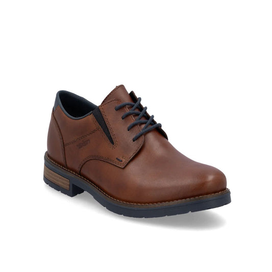 Mens Rieker Elasticated Shoes Brown brookfield comfort