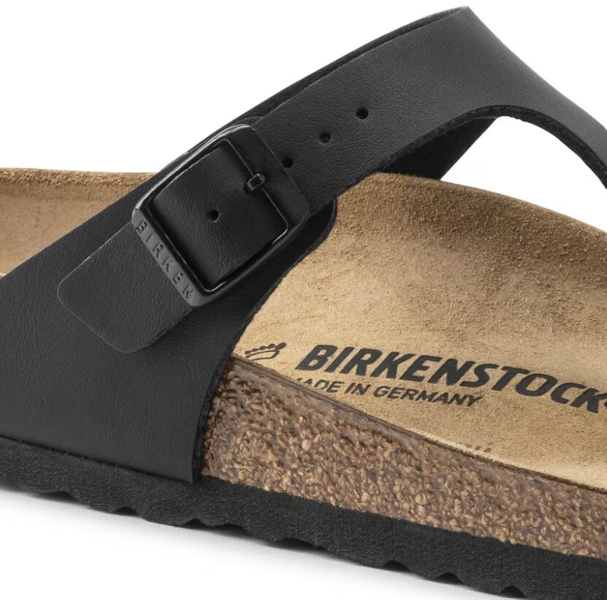 Birkenstock Gizeh Birko-Flor Sandals Black Narrow Fit