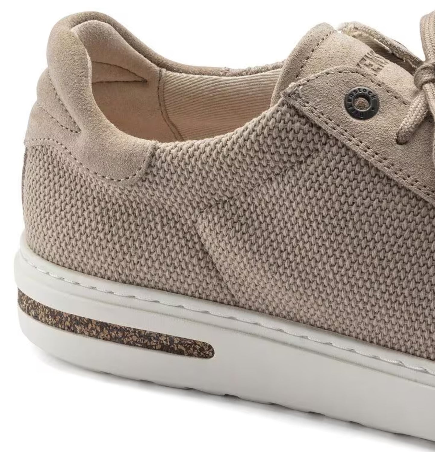 Birkenstock Bend Low Canvas Suede Trainer Style Sandcastle Regular Fit