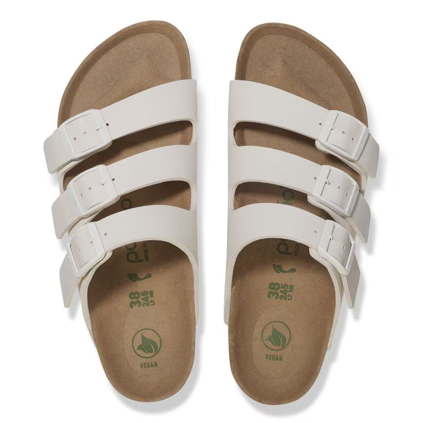 Birkenstock Florida Papillio Sandals EggShell White Narrow Fit