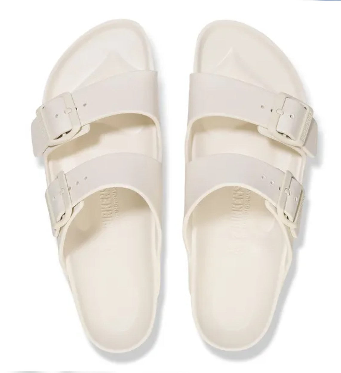 Birkenstock Arizona EVA Sandals White Eggshell Narrow Fit
