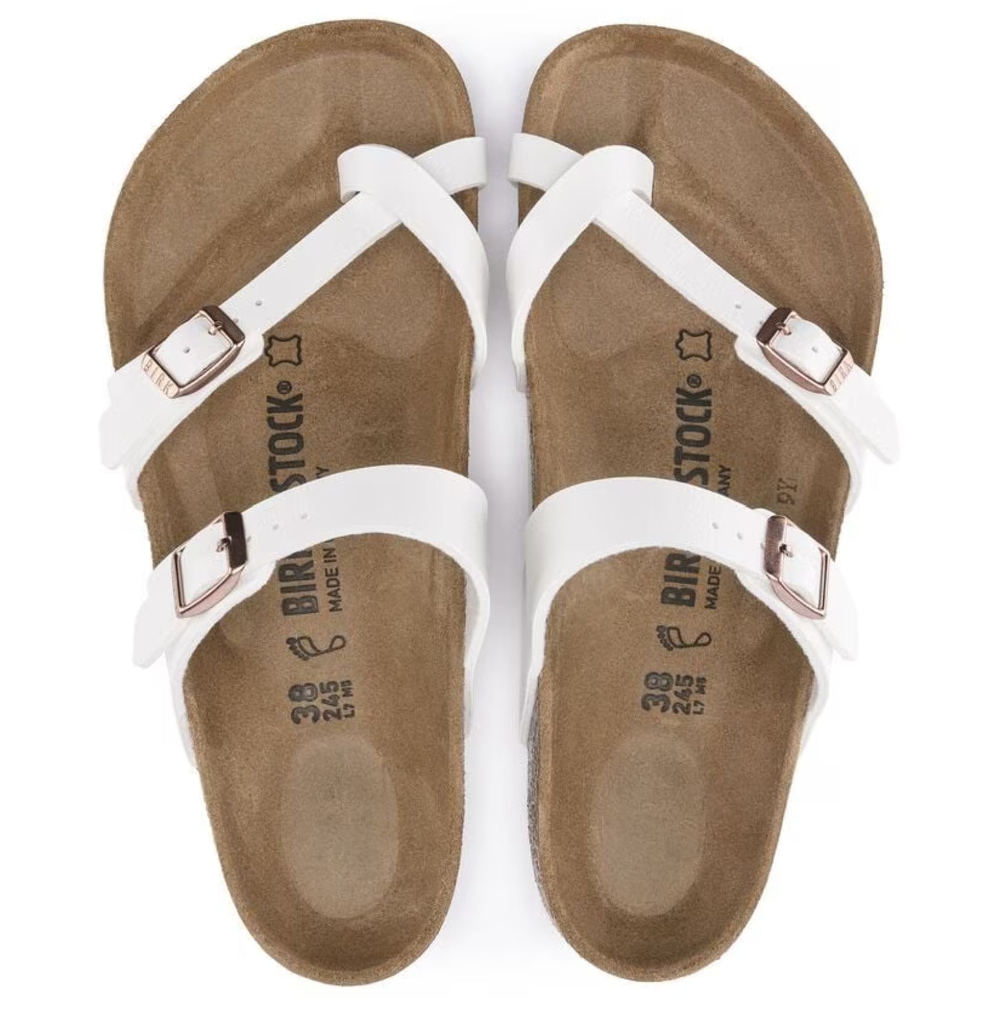 Birkenstock Mayari Birko-Flor Sandals White Regular Fit