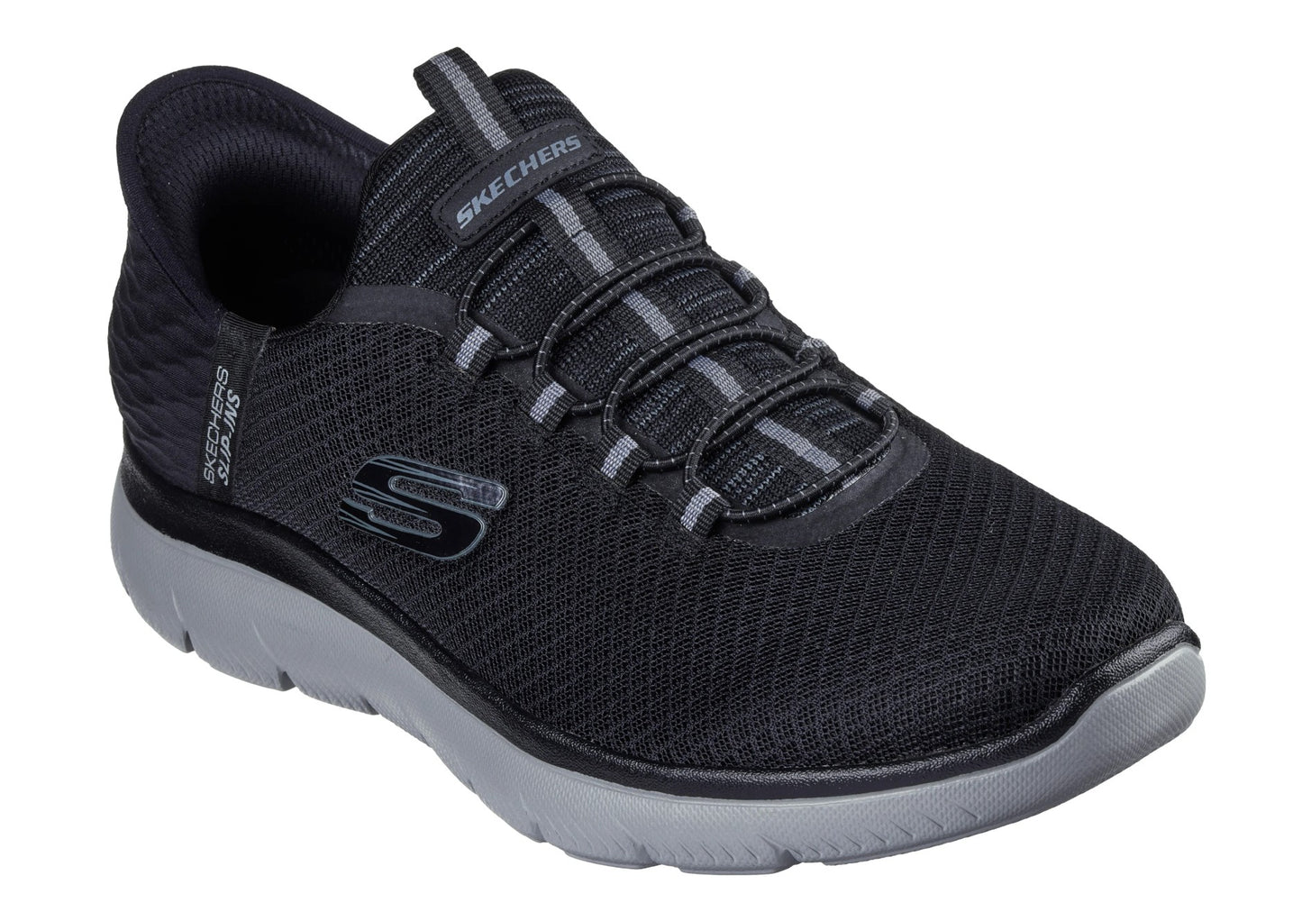 Mens Skechers Slip-ins Summits High Range Trainers Black