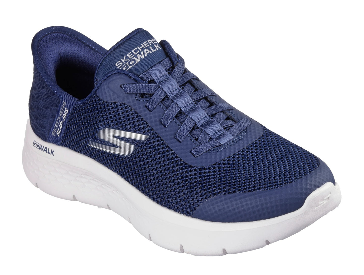 Womens Skechers Slip-ins GO WALK Flex Grand Entry Trainers Navy