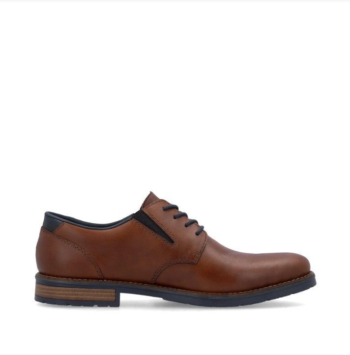 Mens Rieker Elasticated Shoes Brown