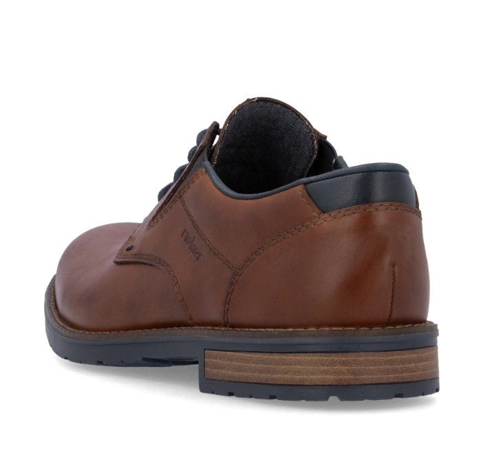 Mens Rieker Elasticated Shoes Brown