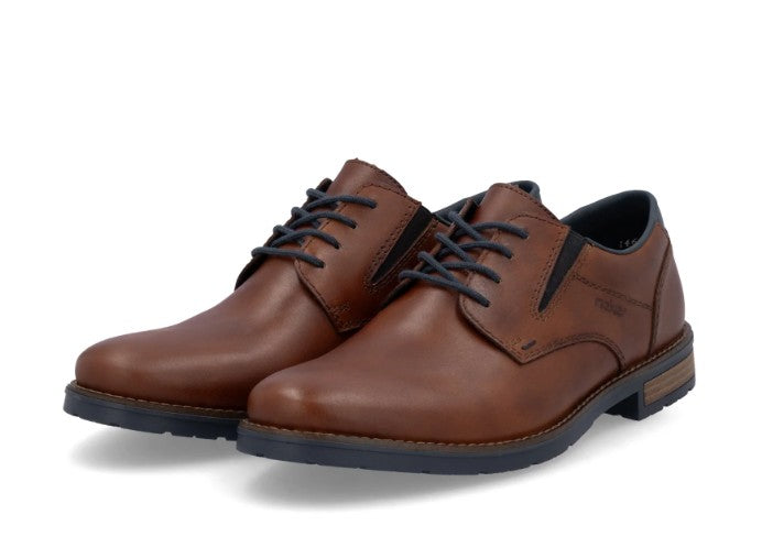 Mens Rieker Elasticated Shoes Brown