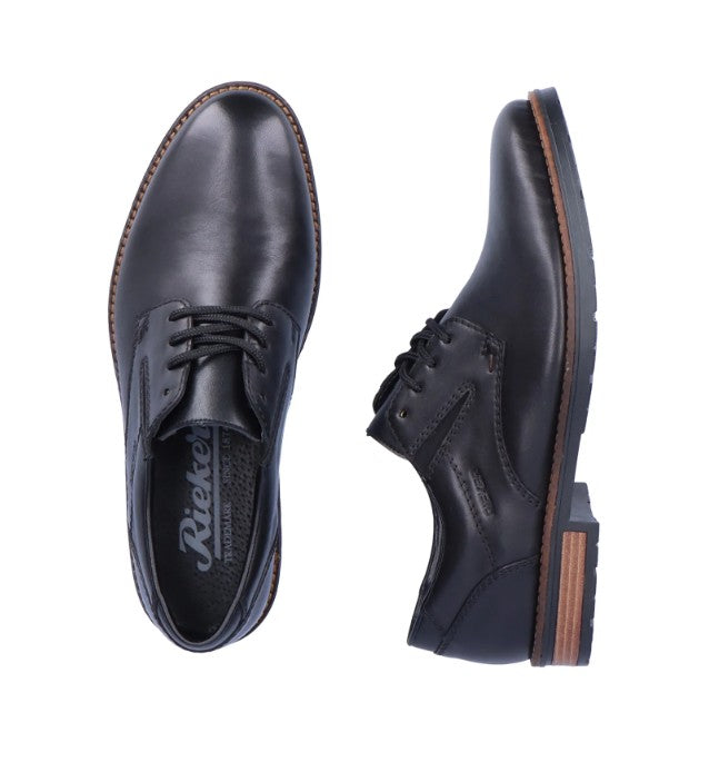 Mens Rieker Elasticated Shoes Black