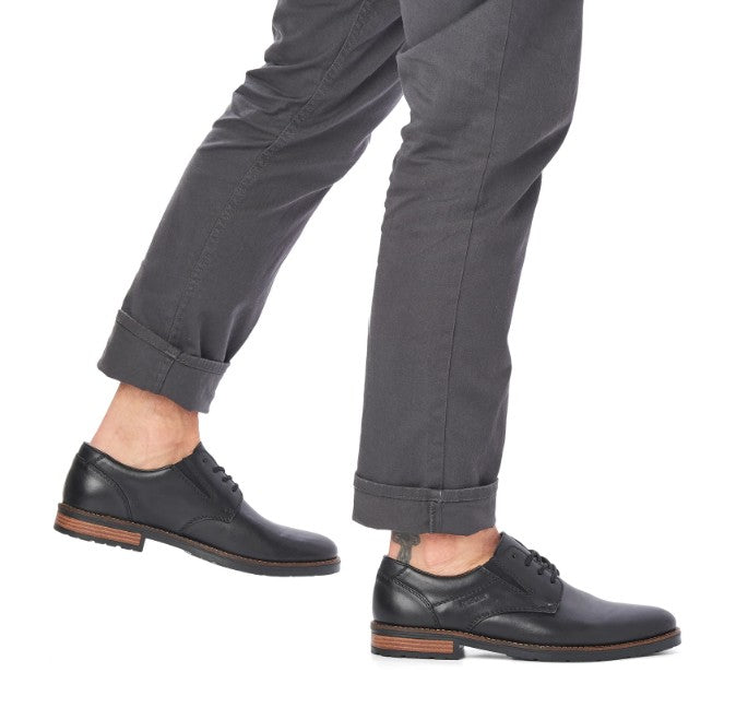 Mens Rieker Elasticated Shoes Black