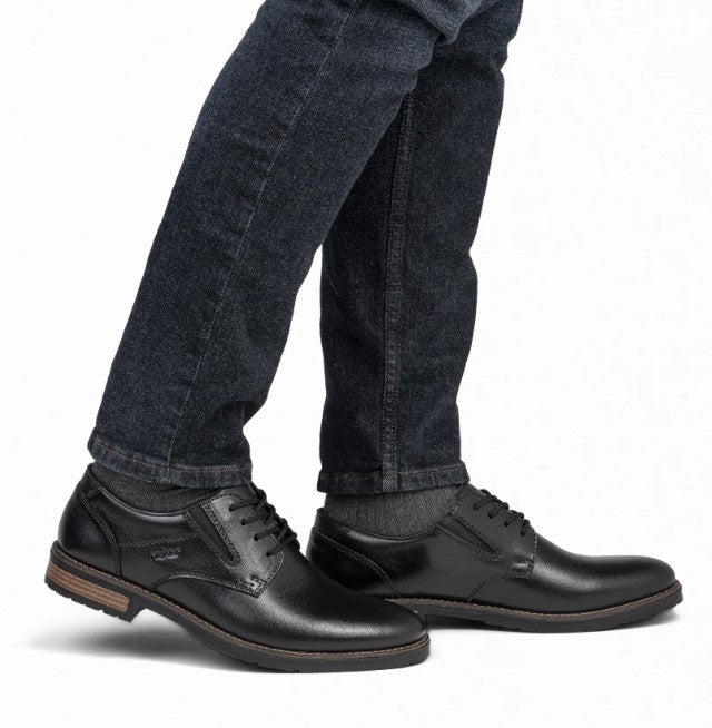 Mens Rieker Elasticated Shoes Black