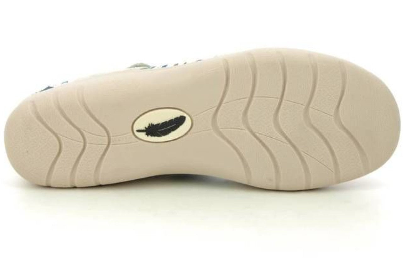 Womens Free Spirit Cleveland Walking Sandals Green Multi