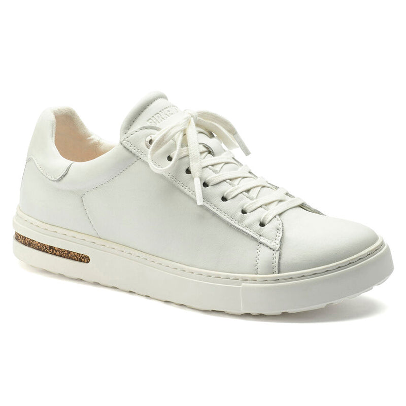 Birkenstock Bend Low Natural Leather Trainer Style White Narrow Fit