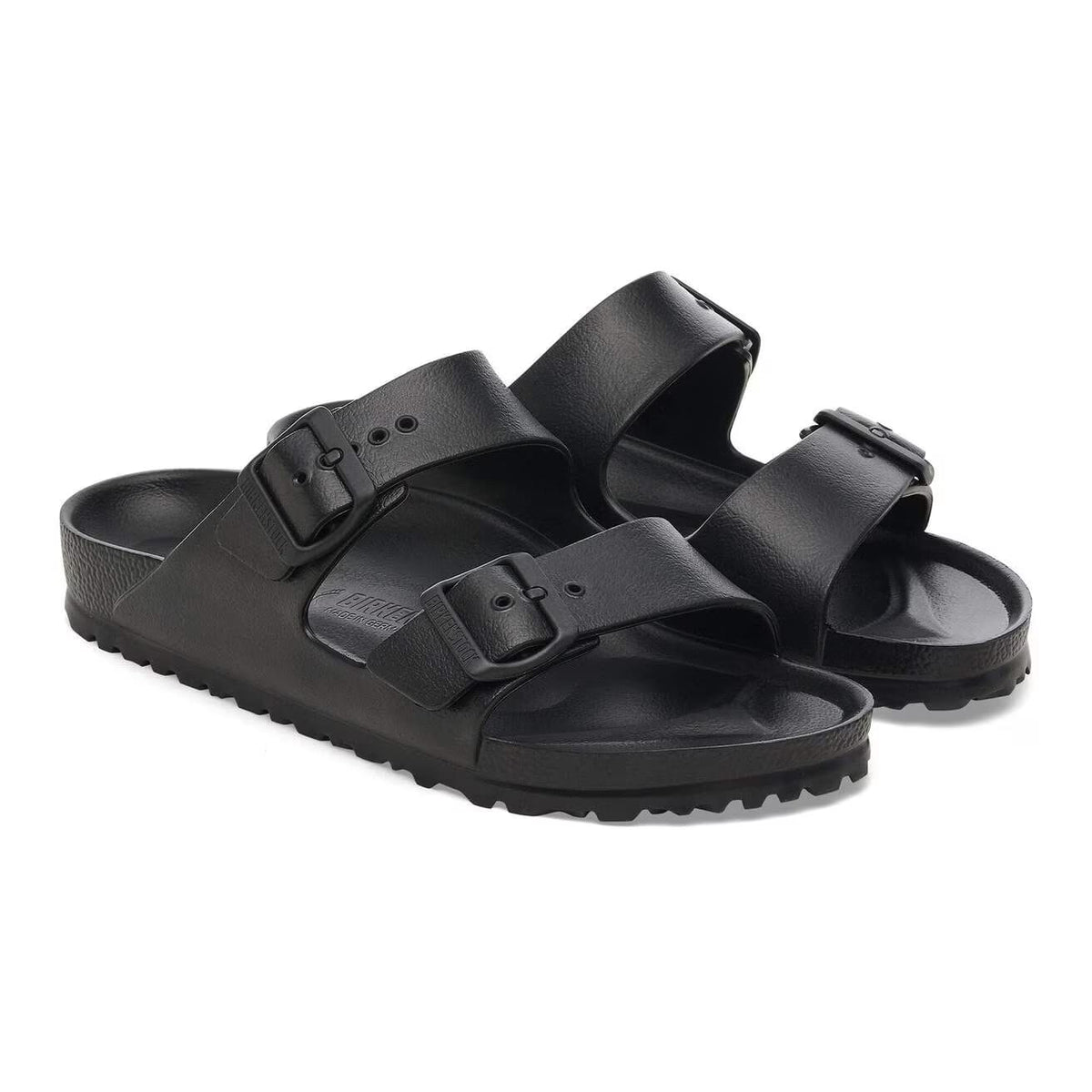 Birkenstock Arizona EVA Sandals Black Narrow Fit – pair view