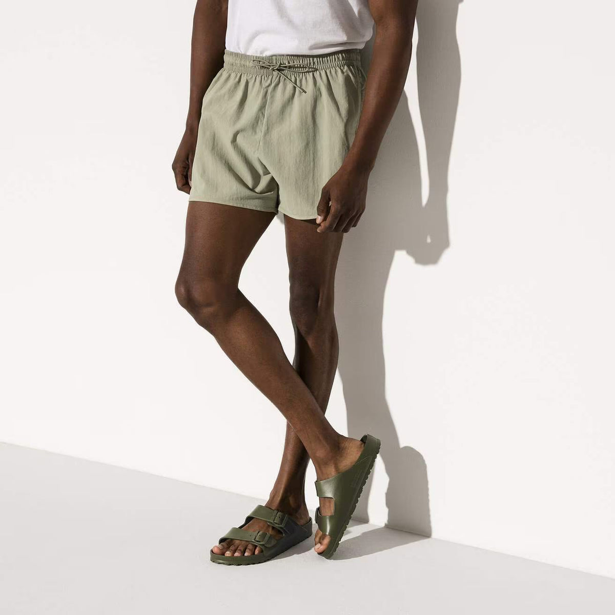 Birkenstock Arizona EVA Sandals Khaki Green Narrow Fit β look view
