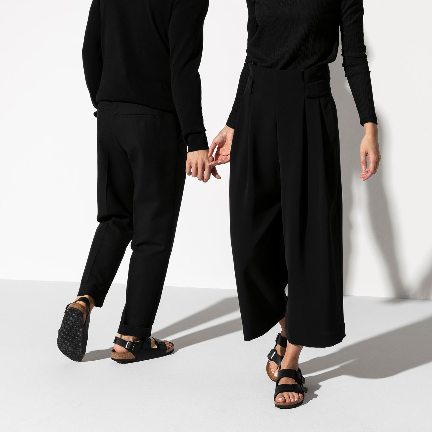 Birkenstock Milano Birko-Flor Sandals Black Regular Fit