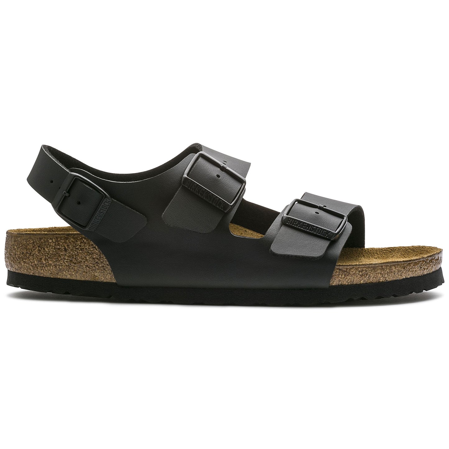 Birkenstock Milano Birko-Flor Sandals Black Regular Fit