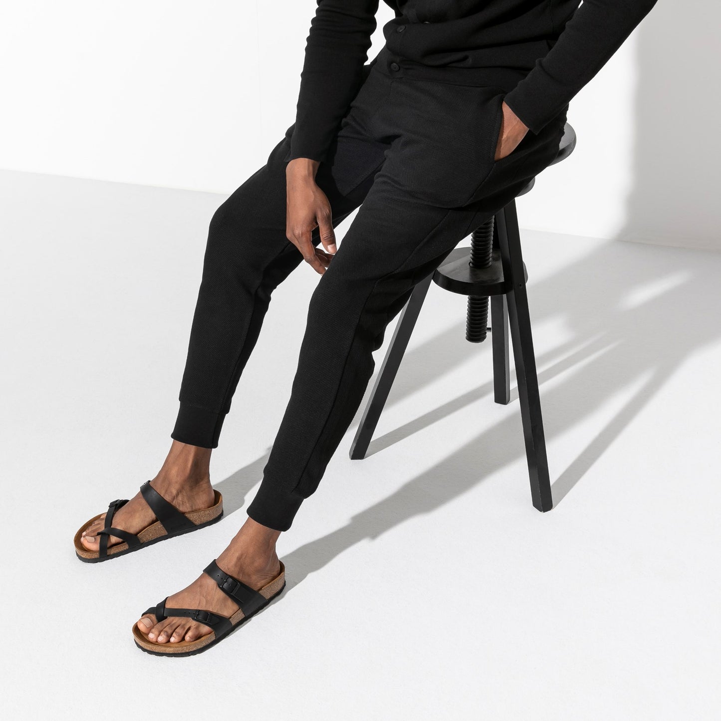 Birkenstock Mayari Birko-Flor Sandals Black Narrow Fit