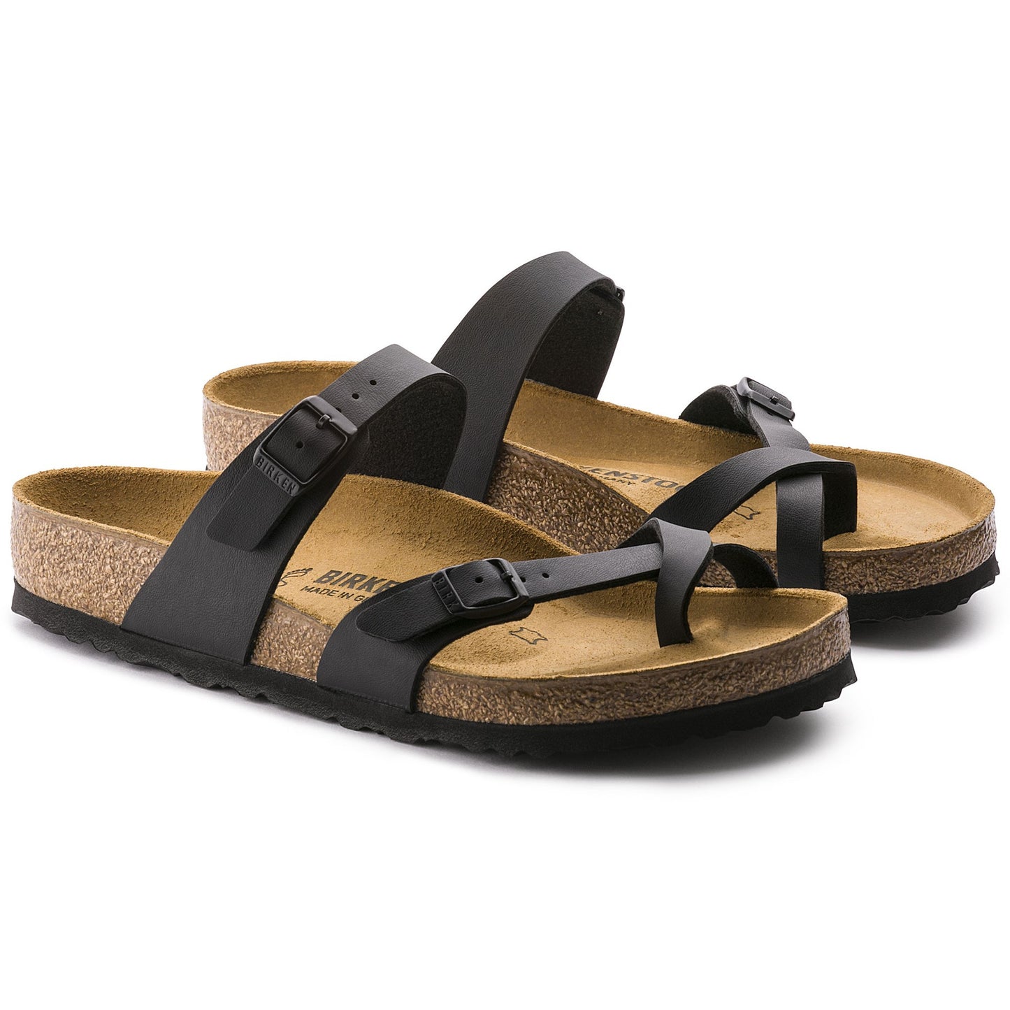 Birkenstock Mayari Birko-Flor Sandals Black Narrow Fit